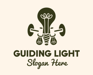 Electrical Bulb Fixture  logo design