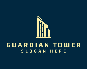 Real Estate Tower Property logo design