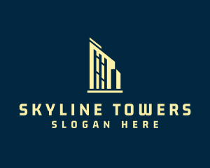 Real Estate Tower Property logo design