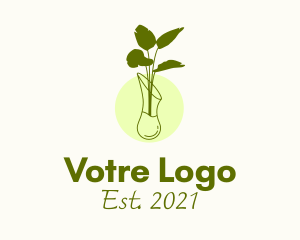 Home Decoration - Minimalist Plant Vase logo design