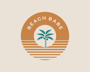 Coconut Beach Resort logo design