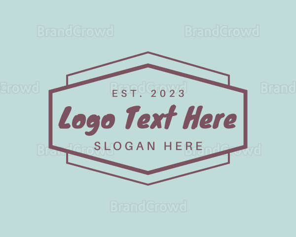 Bakery Store Hexagon Logo