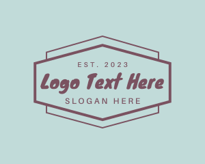 Wordmark - Bakery Store Hexagon logo design