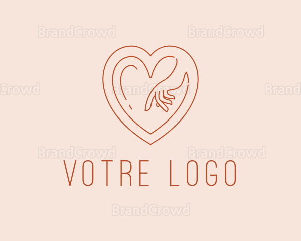 Hand Care Heart Logo