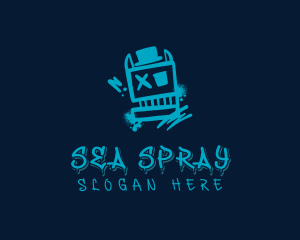 Graffiti Spray Paint logo design