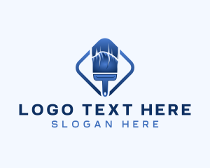 Contractor - Paint Brush Handyman logo design