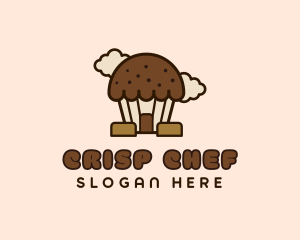 Chocolate Cupcake Dessert logo design