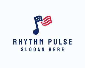 Beat - American Musical Note logo design