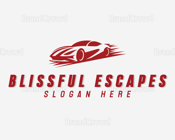 Super Car Racing Vehicle Logo