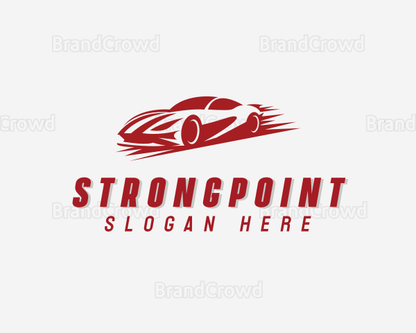 Super Car Racing Vehicle Logo