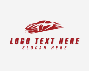 Supercar - Super Car Racing Vehicle logo design