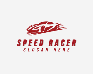 Racecar - Super Car Racing Vehicle logo design