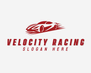 Super Car Racing Vehicle logo design