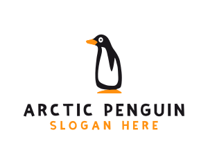 Penguin - Winter Penguin Bird logo design