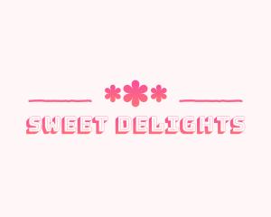 Feminine Retro Flower Boutique logo design