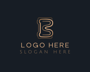 Elegant Fashion Boutique Letter B Logo