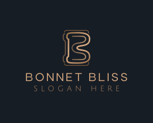 Elegant Fashion Boutique Letter B logo design