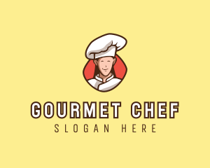 Chef - Happy Restaurant Chef logo design