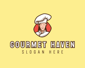 Happy Restaurant Chef logo design