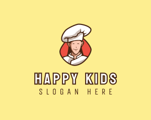 Happy Restaurant Chef logo design