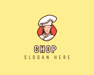 Lunch - Happy Restaurant Chef logo design