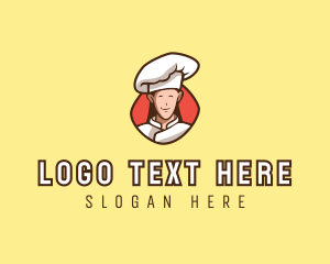 Person - Happy Restaurant Chef logo design