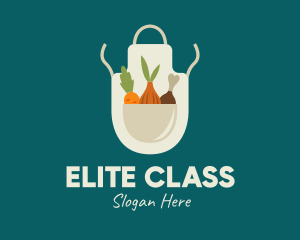 Vegetable Chef Apron logo design