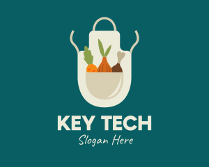 Vegetable Chef Apron logo design