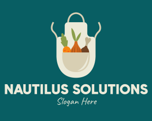 Vegetable Chef Apron logo design