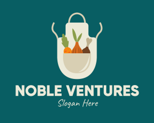 Vegetable Chef Apron logo design