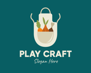 Vegetable Chef Apron logo design