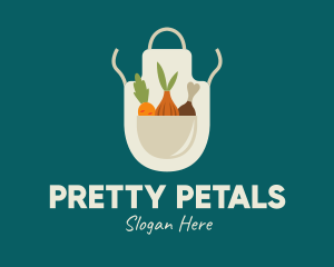 Vegetable Chef Apron logo design