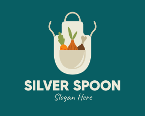 Vegetable Chef Apron logo design