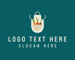 Vegetable Chef Apron logo design