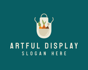 Vegetable Chef Apron logo design