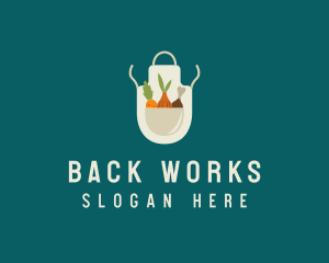 Vegetable Chef Apron logo design