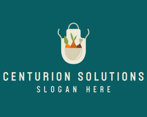 Vegetable Chef Apron logo design