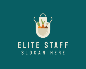 Vegetable Chef Apron logo design