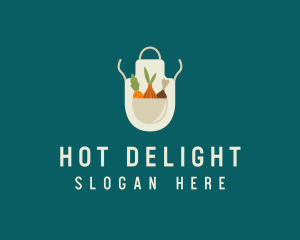 Vegetable Chef Apron logo design