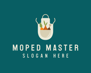 Vegetable Chef Apron logo design