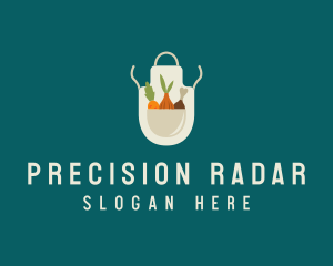 Vegetable Chef Apron logo design