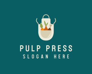 Vegetable Chef Apron logo design