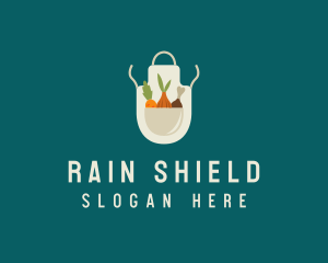 Vegetable Chef Apron logo design