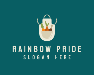 Vegetable Chef Apron logo design