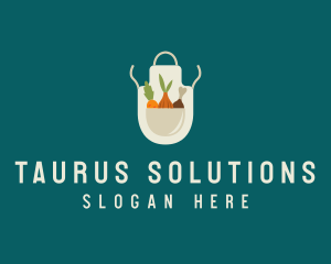 Vegetable Chef Apron logo design