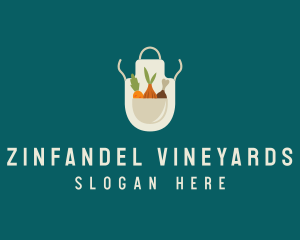 Vegetable Chef Apron logo design