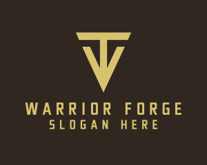 Gladiator - Gladiator Arrow Shield logo design