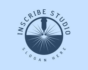 Inscribe - Laser Machine Badge logo design