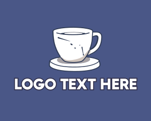 Greek Coffee Cup Logo