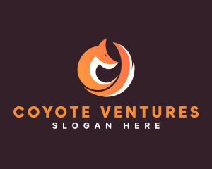 Coyote - Wild Fox Animal logo design